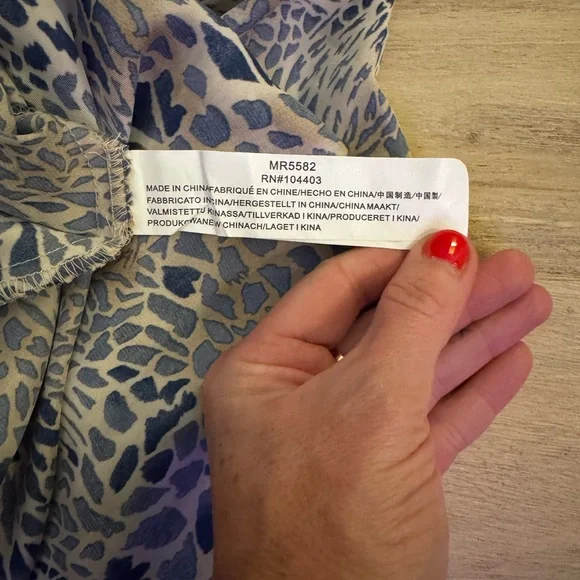 Moon River Cream and Black Spotted Pencil Skirt - Picture 4 of 4